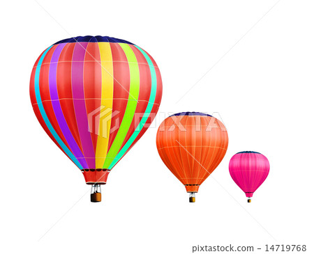 air-balloons with path air-balloons with path 14719768