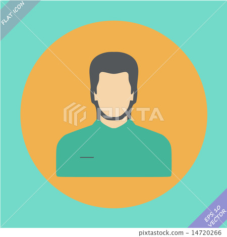 Vector icon of man - vector illustration. Vector icon of man - vector illustration. 14720266