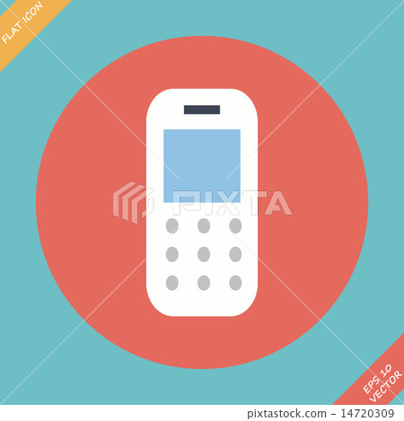Mobile phone - vector illustration. Flat design Mobile phone - vector illustration. Flat design 14720309