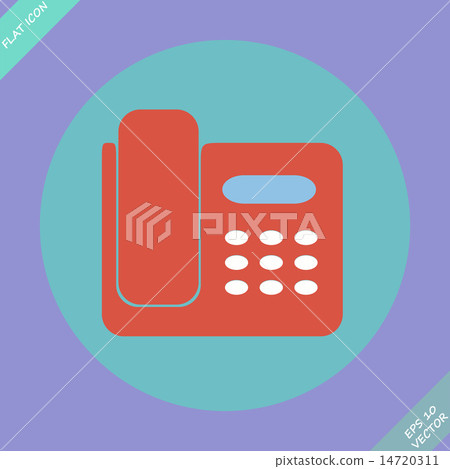 Icon of phone isolated - vector illustration. 14720311