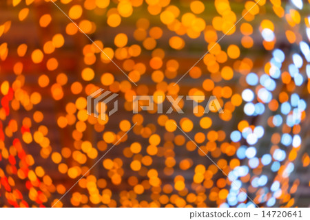 orange and blue light background with bokeh def 14720641