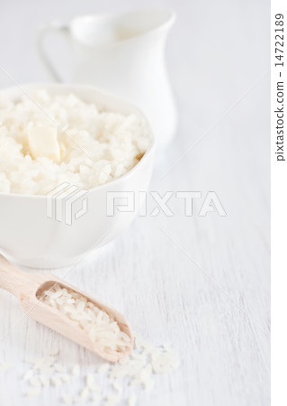 Rice porridge background Rice porridge background 14722189