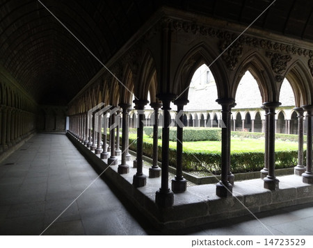 World Heritage Site Mont-Saint-Michel Abbey Corridor Corridor World Heritage Site Mont-Saint-Michel Abbey Corridor Corridor 14723529
