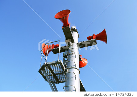 Red disaster prevention speaker 14724323