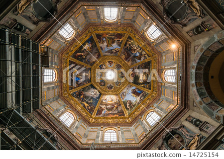佛羅倫薩medici教堂教堂教堂天花板繪畫 14725154
