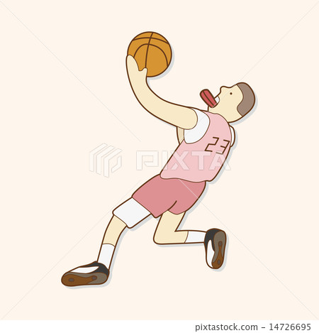 basketball player elements vector,eps - Stock Illustration [14726695 ...