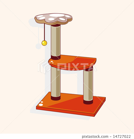 Pet cat tree theme elements vector,eps10 Pet cat tree theme elements vector,eps10 14727022