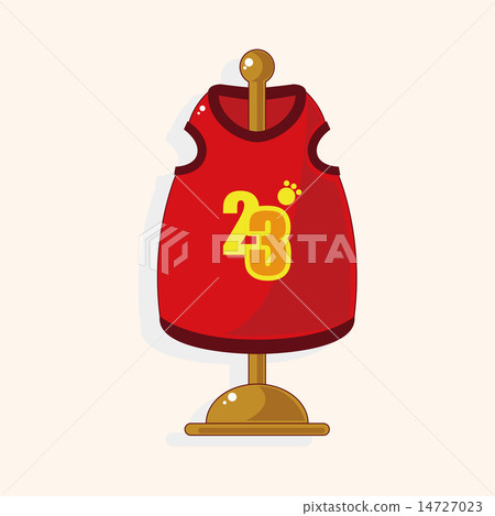 Pet Clothes theme element vector, eps10 14727023