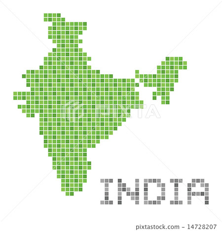 印度點圖（綠色） 14728207