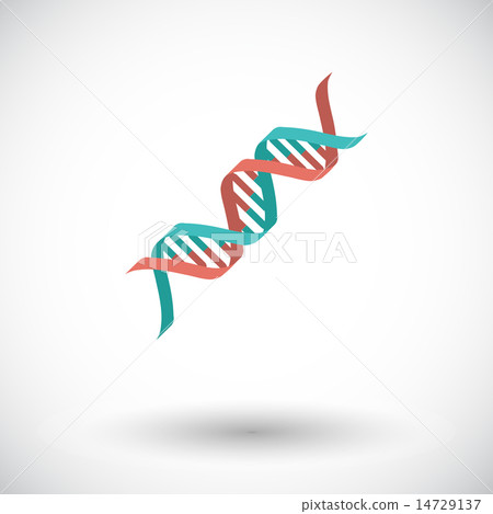 图库插图 dna icon.