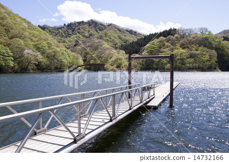 Usui Lake Pier Usui Lake Pier 14732166