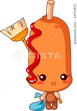 Cute hot dog 14732651