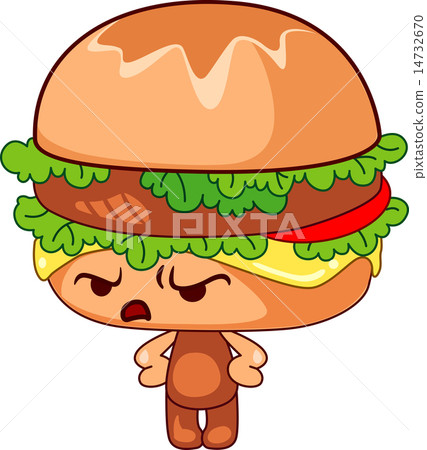 Cute hamburger 14732670