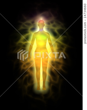Woman energy body - aura 14734660