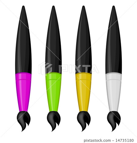 Paint brush in 4 color 14735180