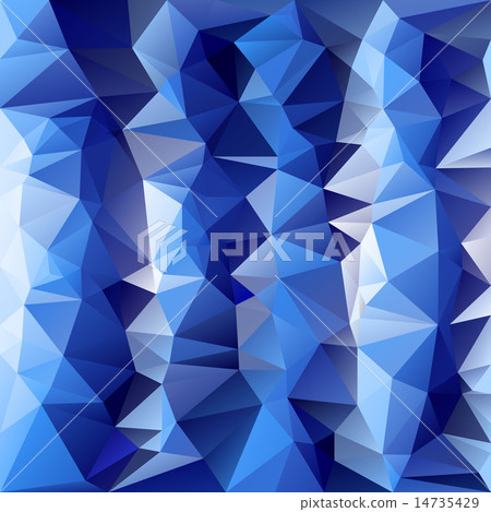 vector background triangular design cold ice blue vector background triangular design cold ice blue 14735429