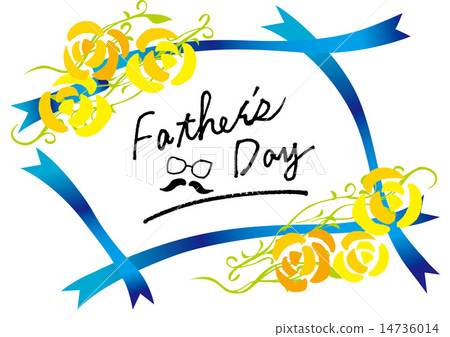 父親節_絲帶_框架 14736014