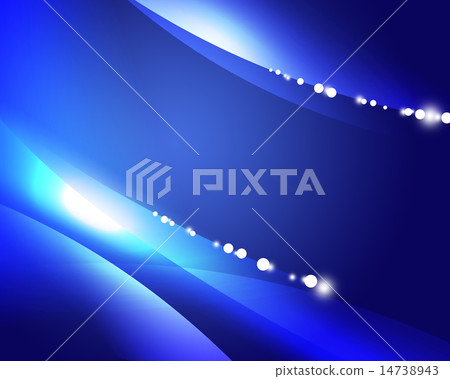 Abstract curve abstract curve pattern pattern flash blue illumination 14738943