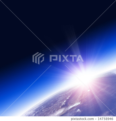 The dawn of the earth space earth azure sunrise horizon 14738946