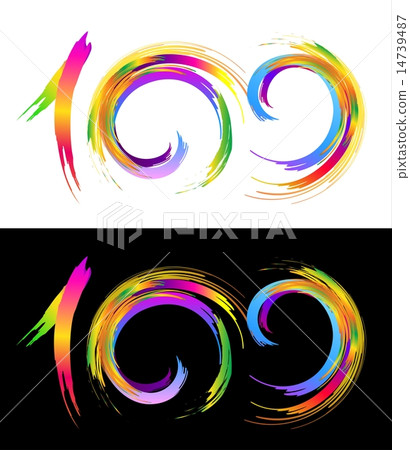 One Hundred Vector  Illustration 14739487