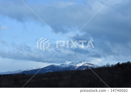 Hokkaido Washidake dake snow scene 14740082