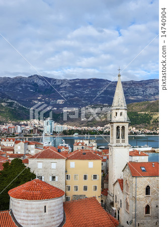Old town center of Budva, Montenegro Old town center of Budva, Montenegro 14740904