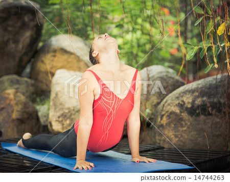 Upward-Facing Dog. Urdhva mukha svanasana 14744263