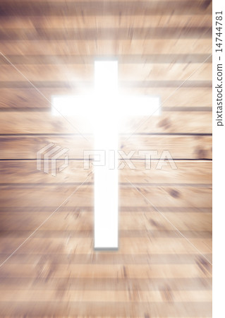 Composite image of white cross 14744781