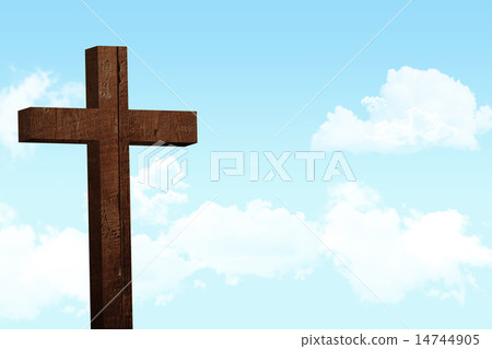 Cross against sky 14744905