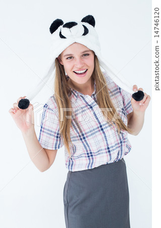 Geeky hipster smiling at camera Geeky hipster smiling at camera 14746120
