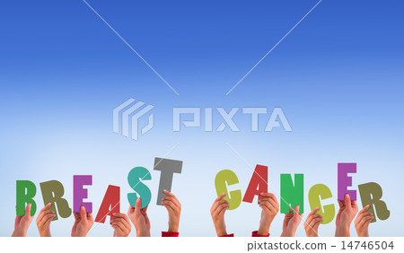 Composite image of hands holding up 14746504