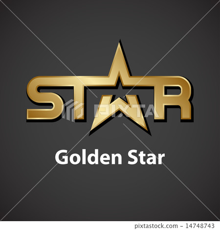 golden star inscription icon 14748743