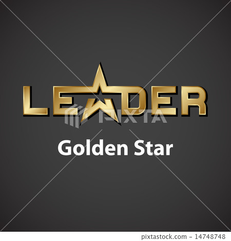 leader golden star inscription icon 14748748
