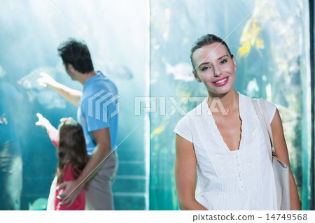 Pretty mother smiling at camera 14749568