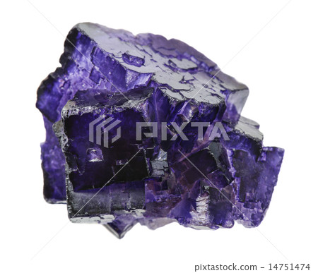 Purple flourite crystals 14751474