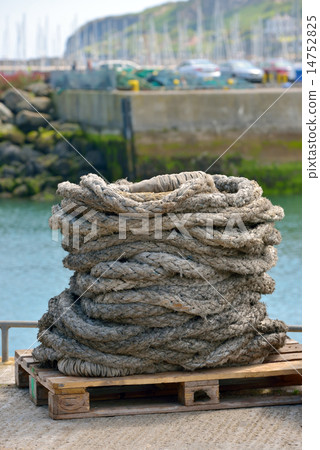 Old hawser rope Old hawser rope 14752825