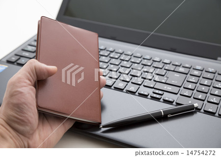 Pocketbook and personal computer Pocketbook and personal computer 14754272