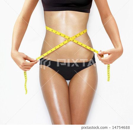 woman measuring perfect shape woman measuring perfect shape 14754688