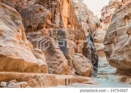 in Nabatean city of  Petra Jordan 14754807