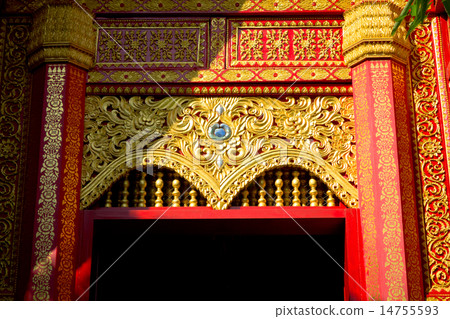 Beautiful temple at northern of Thailand. Beautiful temple at northern of Thailand. 14755593