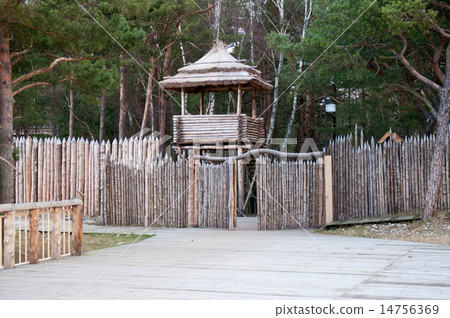 wooden observation tower 14756369