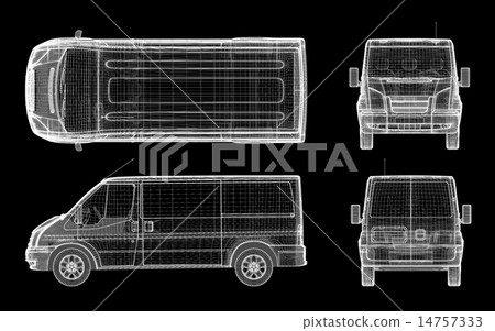 delivery van 14757333