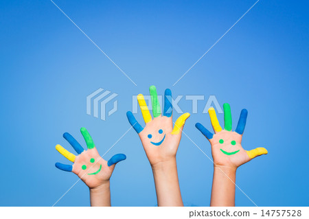 Happy smiley hands 14757528