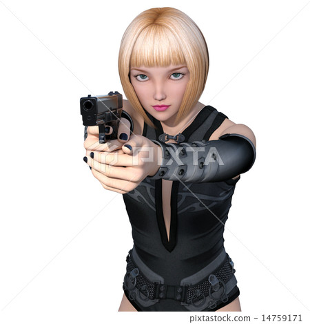 Female fighter 14759171