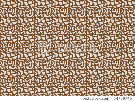 Brown Abstract Polygon Pattern 14759749