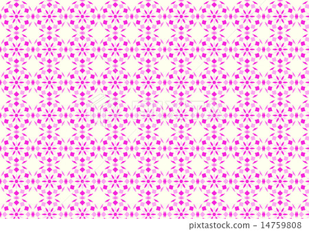 Pink Abstract Flower Ball and Rhomboid Pattern Pink Abstract Flower Ball and Rhomboid Pattern 14759808