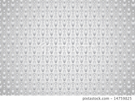 Silver Abstract Boomerang and Circle Pattern 14759825