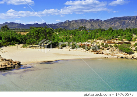 Cala Forn beach in Ametlla de Mar, Spain Cala Forn beach in Ametlla de Mar, Spain 14760573