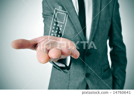 businessman with a phone 14760641