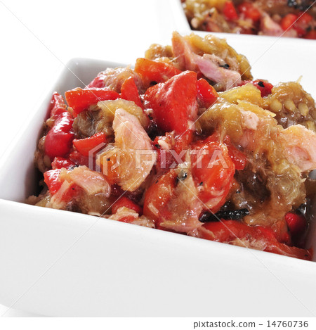 escalivada, typical vegetables dish of Catalonia, Spain, with tu escalivada, typical vegetables dish of Catalonia, Spain, with tu 14760736